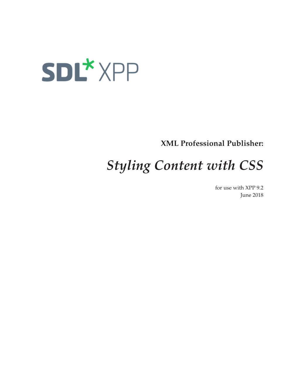 Styling Content with CSS