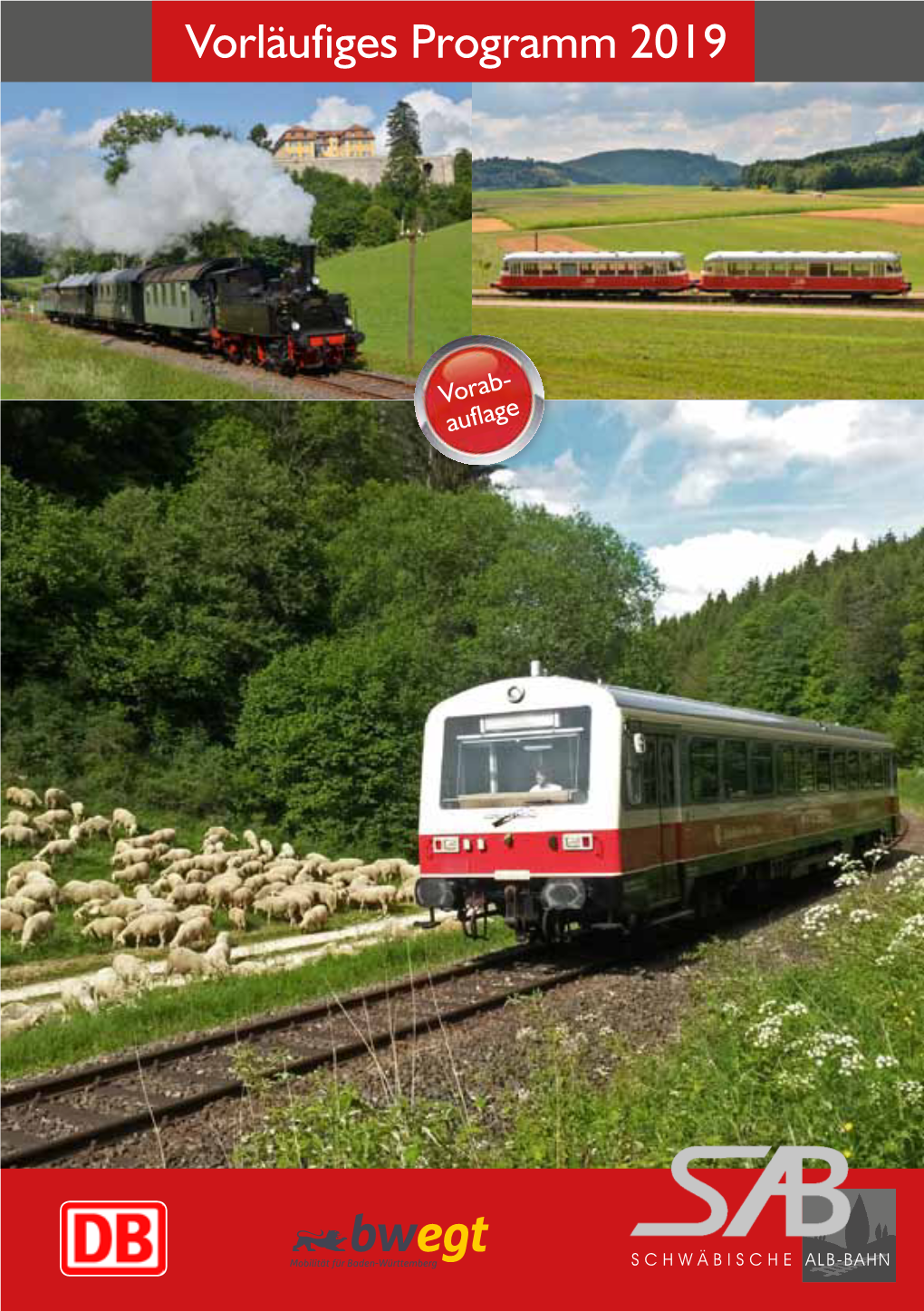 Schwäbische Alb-Bahn Jahresprogramm