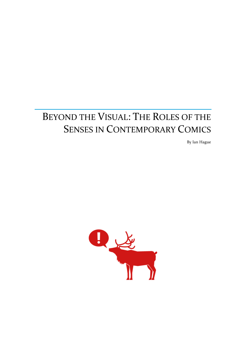 The Roles of the Senses in Contemporary Comics