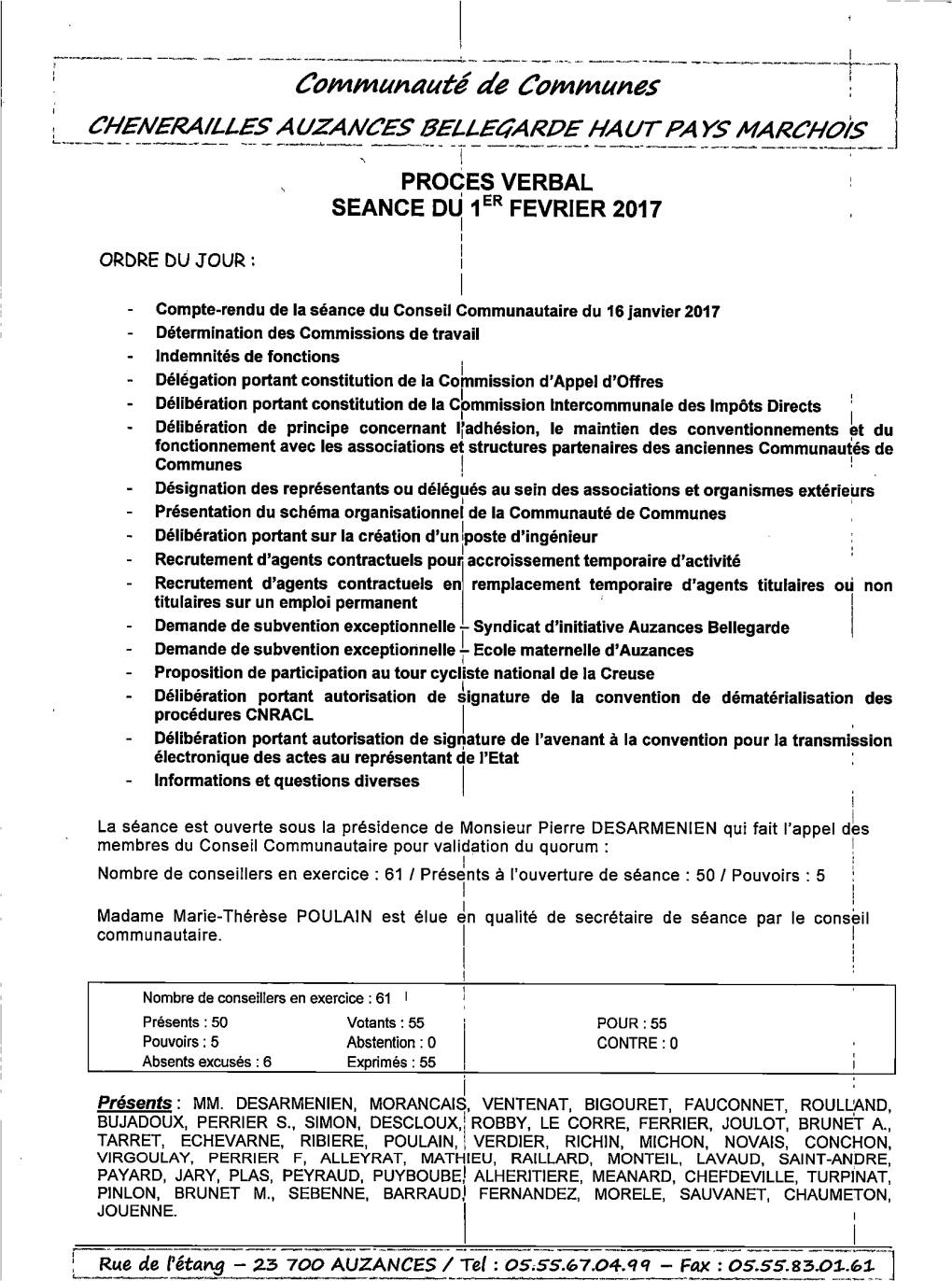 I Communauté De Communes\ CHENERAILLES