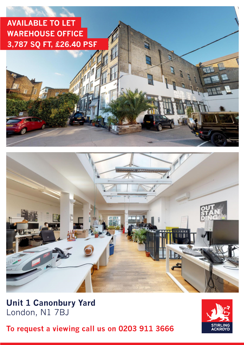 Unit 1 Canonbury Yard London, N1 7BJ