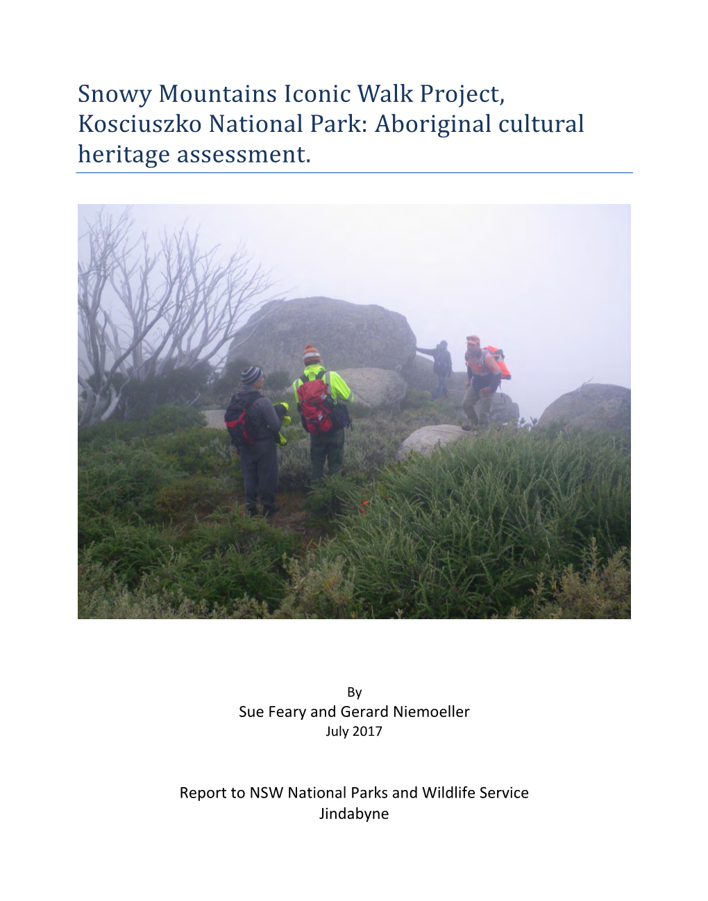 Aboriginal Cultural Heritage Assessment