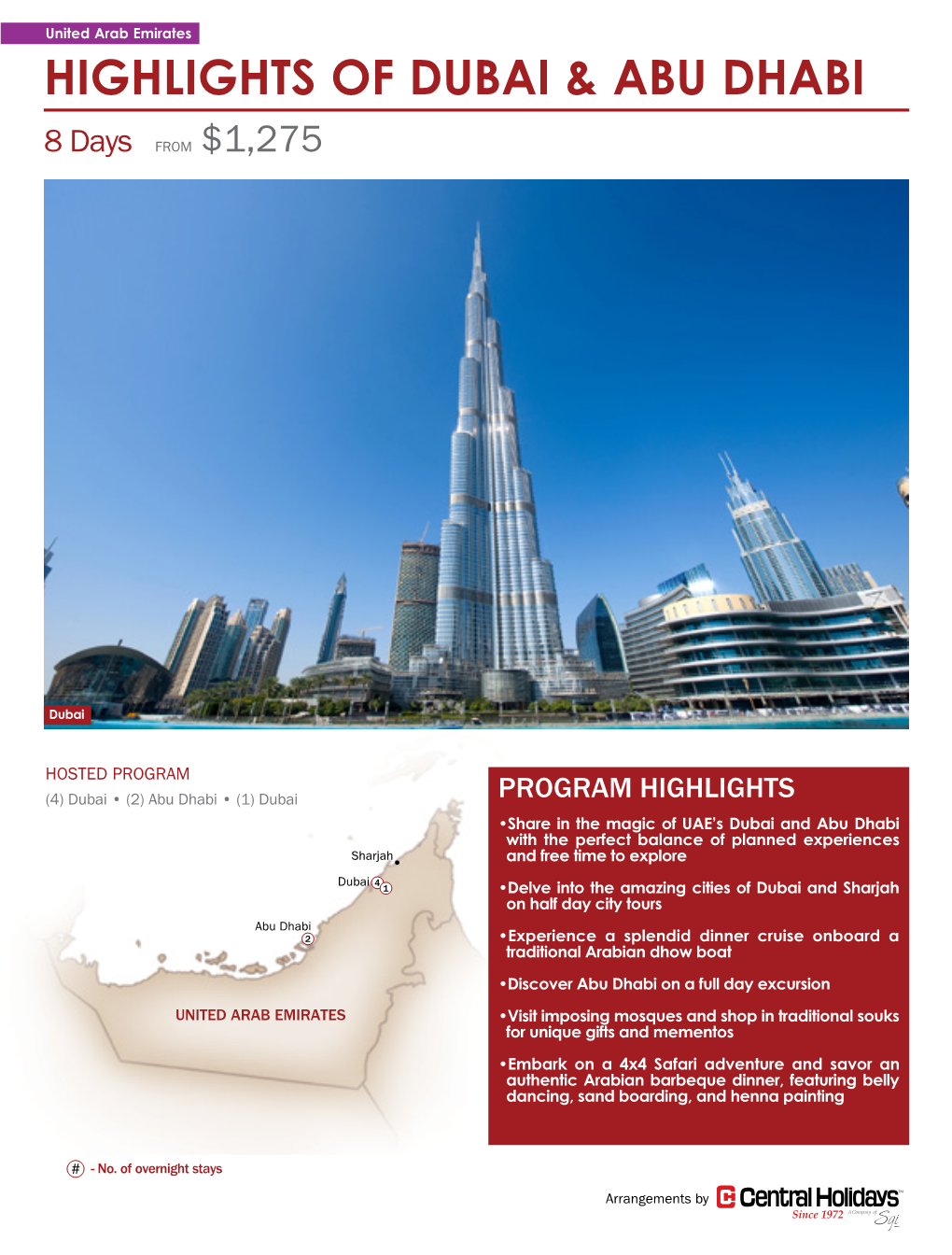 Highlights of Dubai & Abu Dhabi