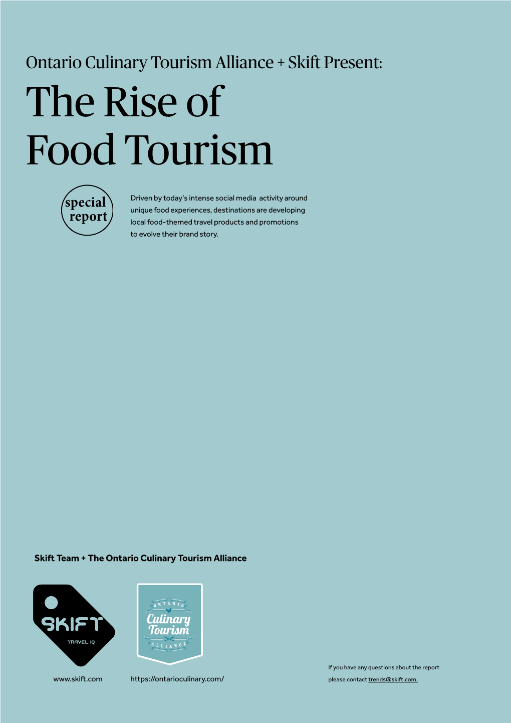 The Rise of Food Tourism