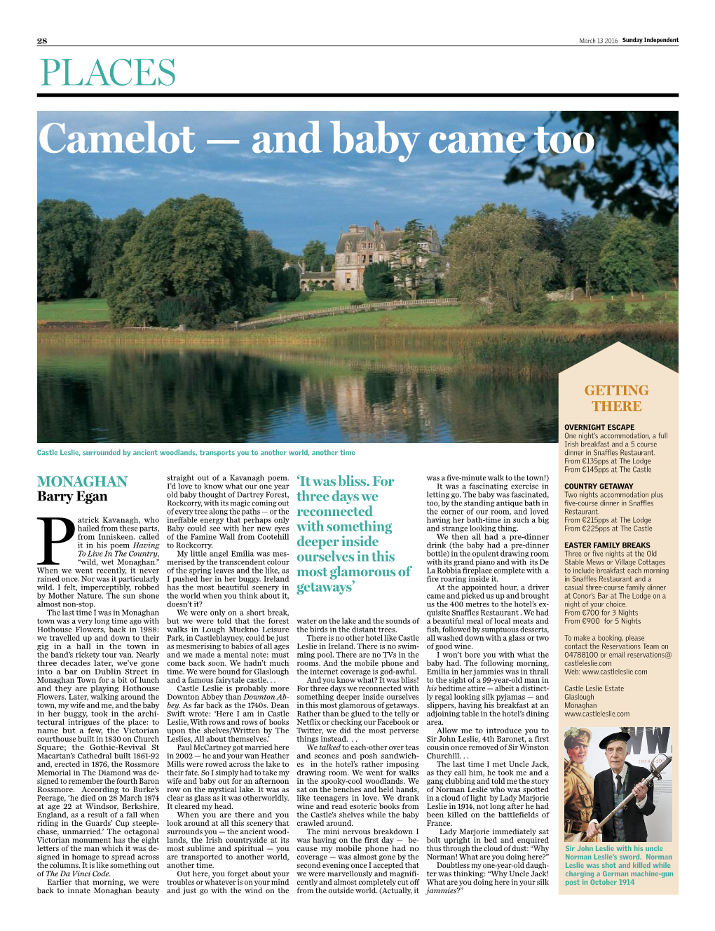 Camelot — and Baby Came Too