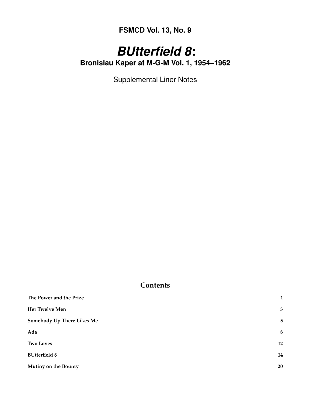 Butterfield 8