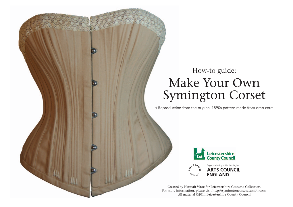 Make Your Own Symington Corset