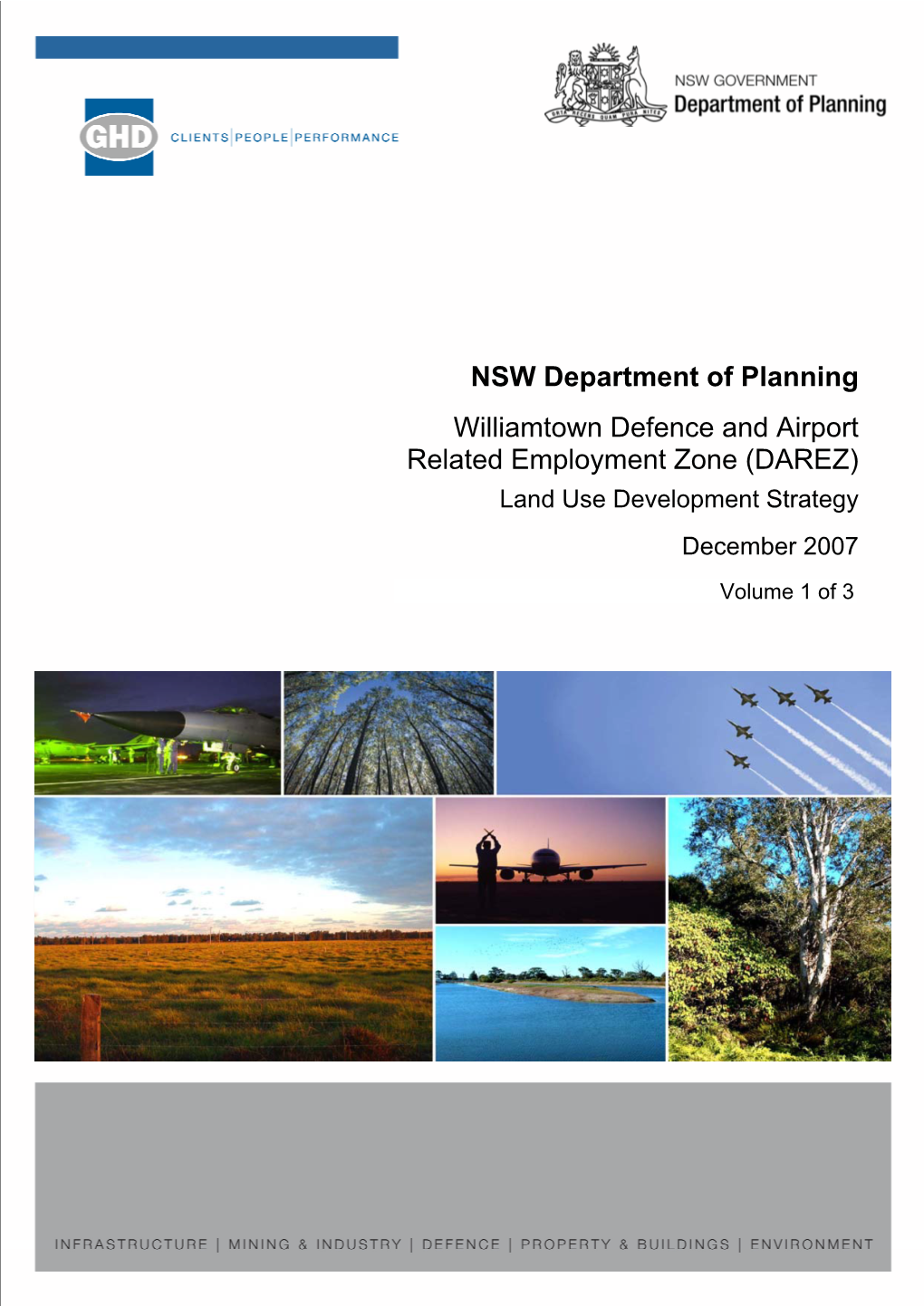 NSW Department of Planning Williamtown Defence and Airport Related Employment Zone (DAREZ) Land Use Development Strategy December 2007