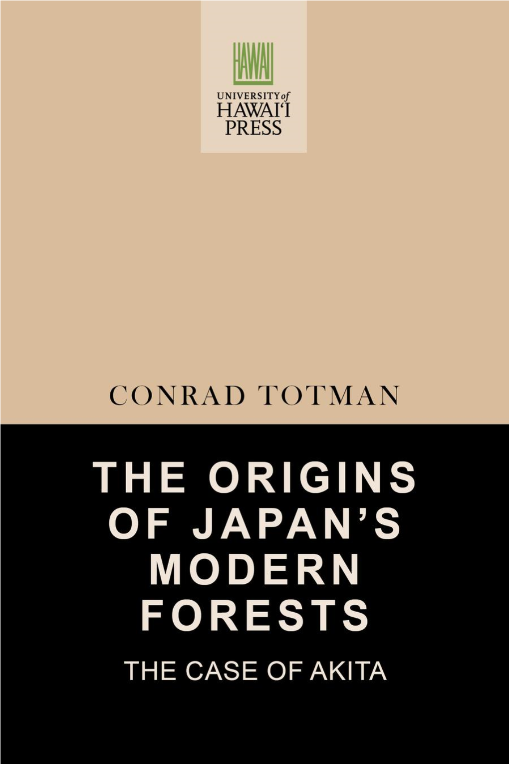 The Origins of Japan's Modern Forests