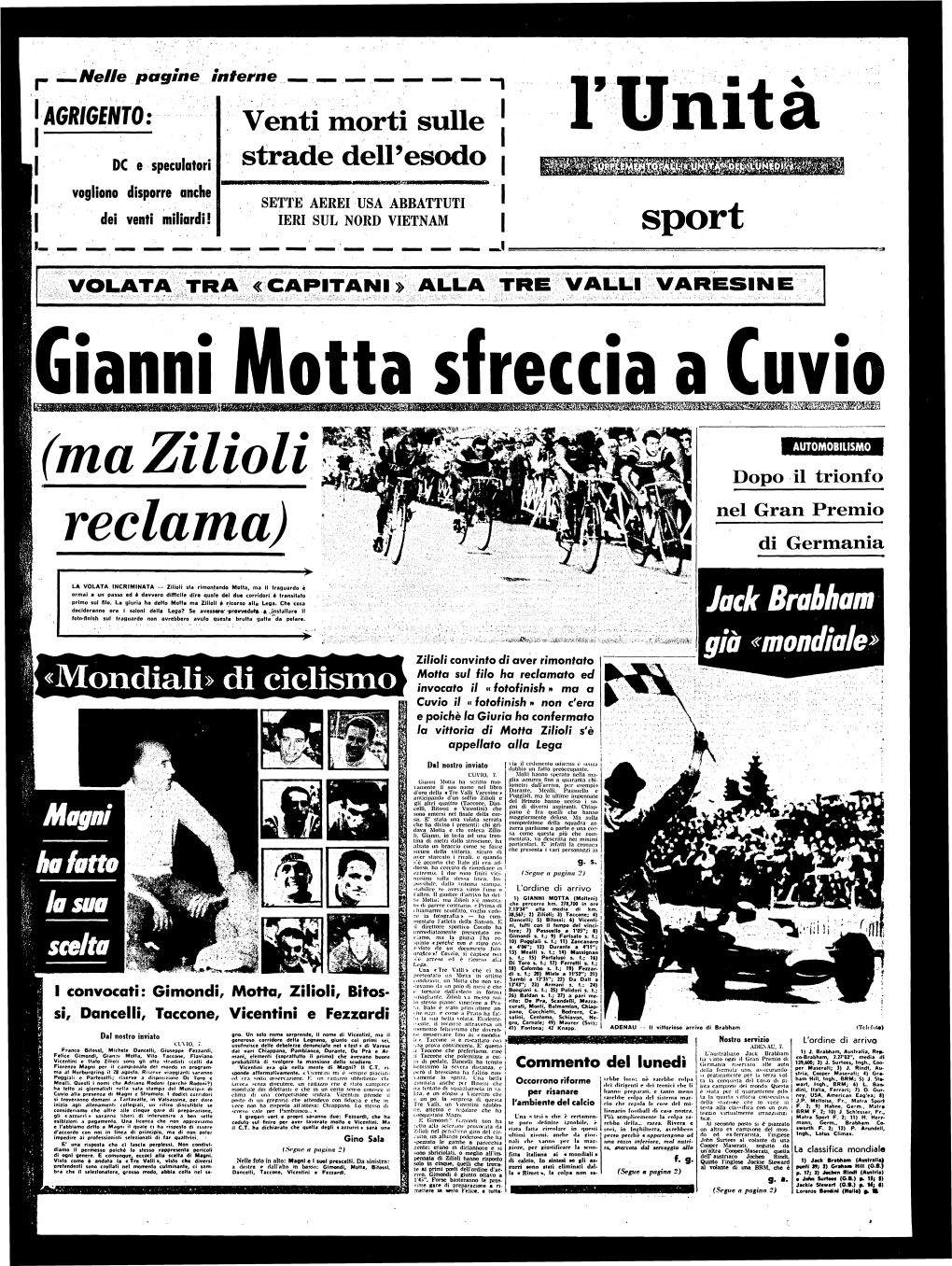 Mondiali» Di Ciclismo