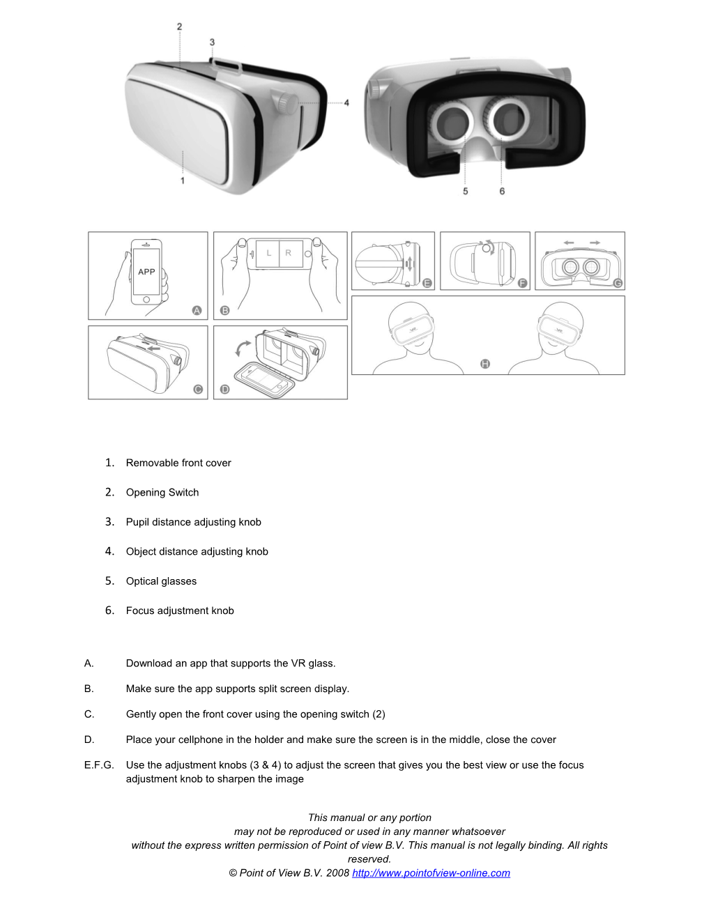 1. Removable Front Cover