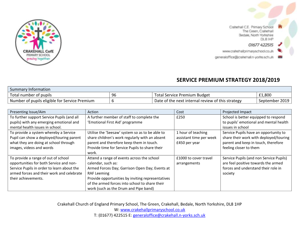 Crakehall-Service-Premium-Strategy-2018 19