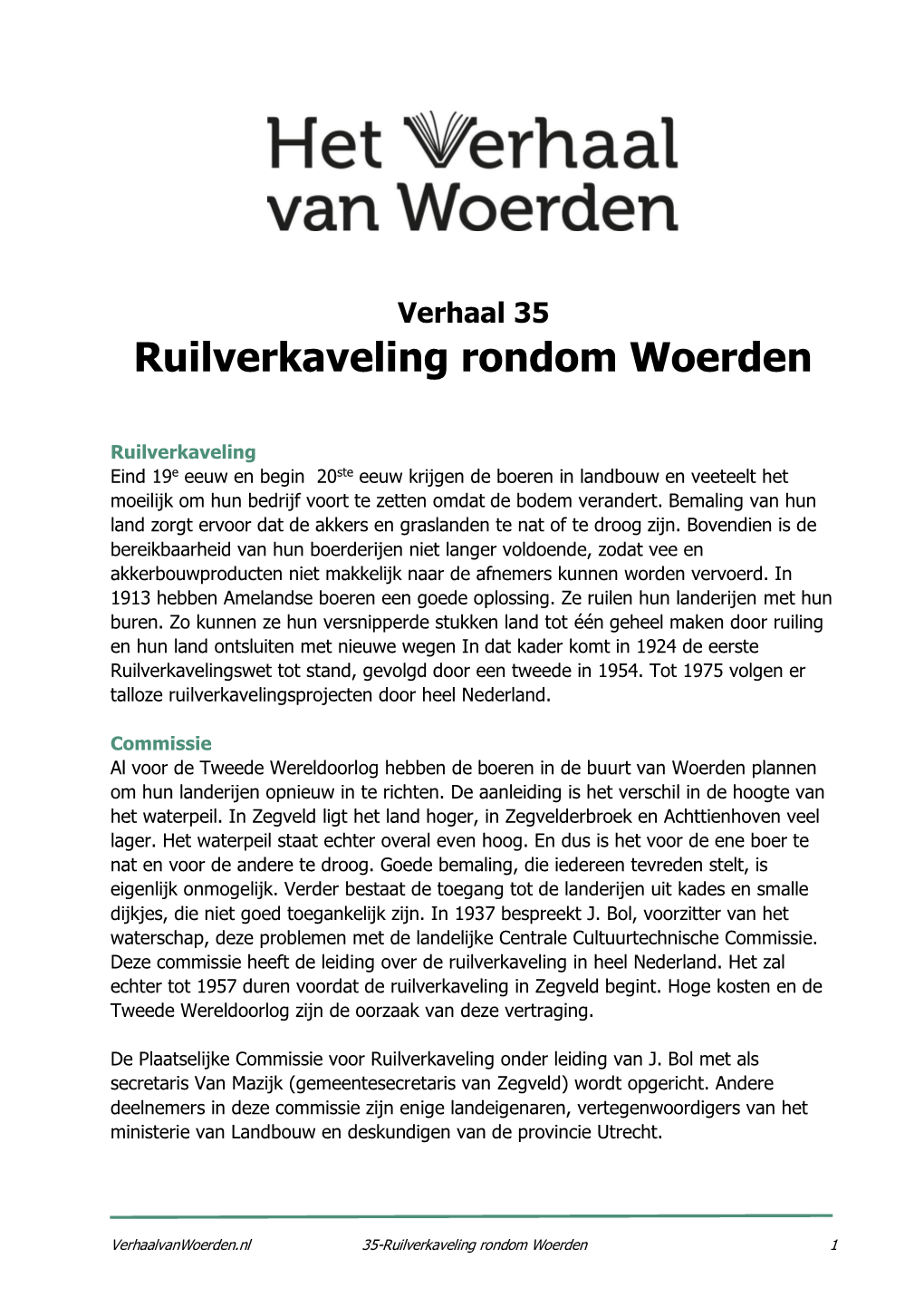 Ruilverkaveling Rondom Woerden