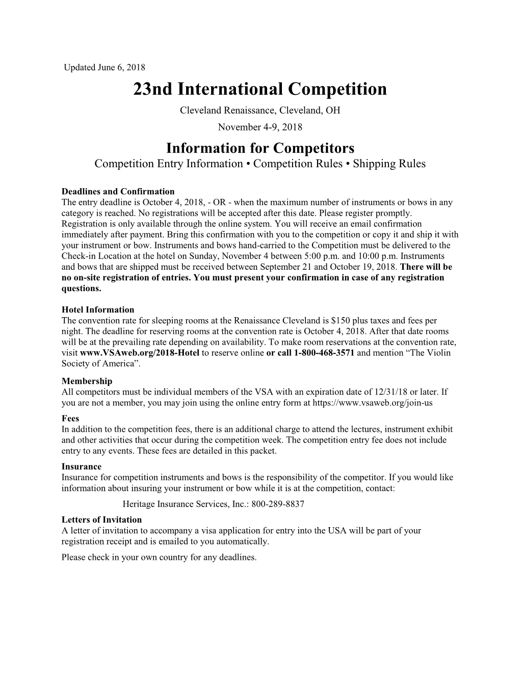 VSA Competition Rules 2018 Final.Pdf