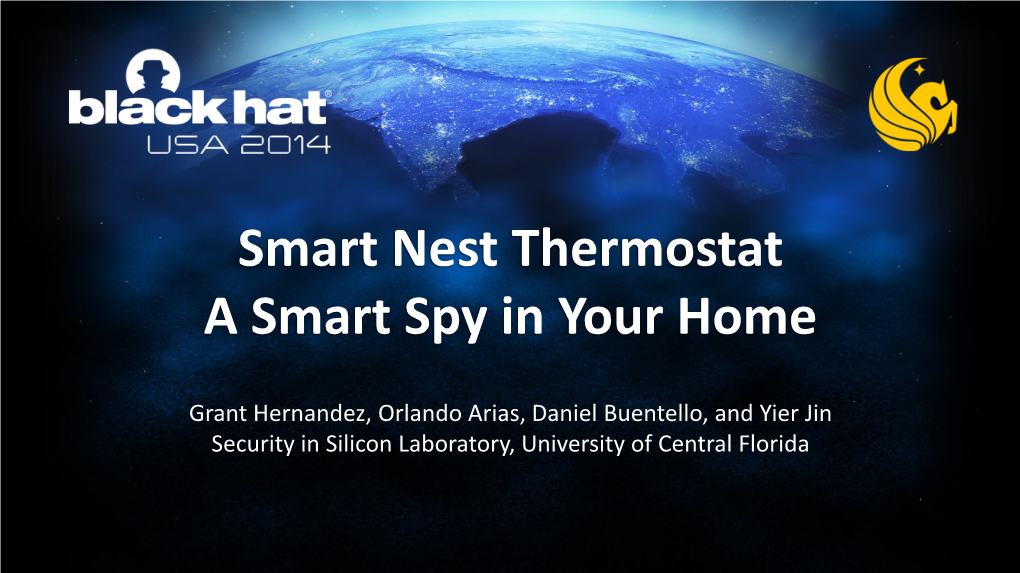 Smart Nest Thermostat a Smart Spy in Your Home