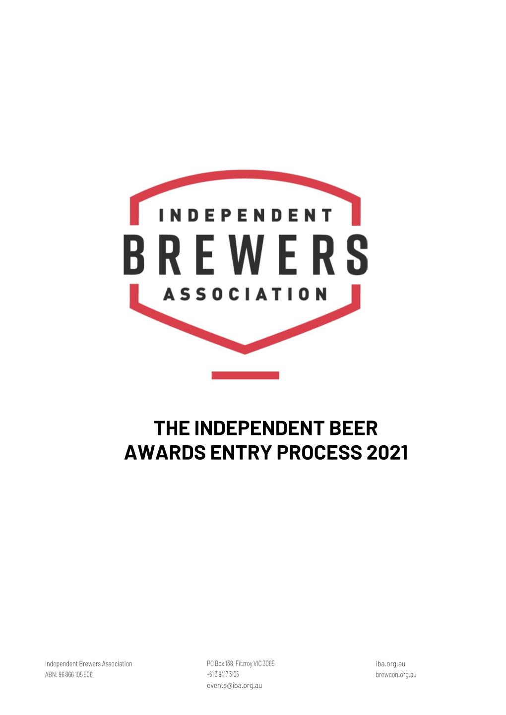 The Independent Beer Awards Entry Process 2021