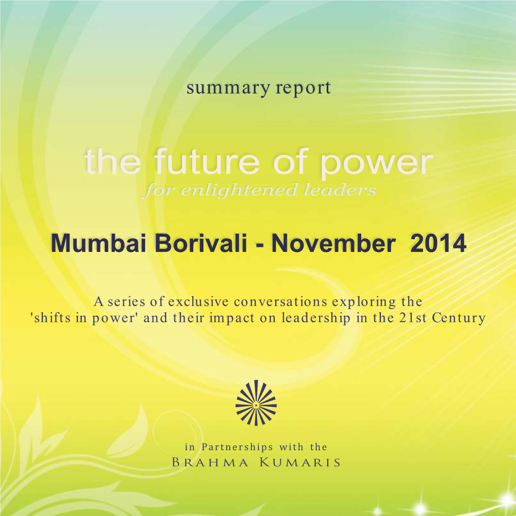 Mumbai Borivali Summary Report Of