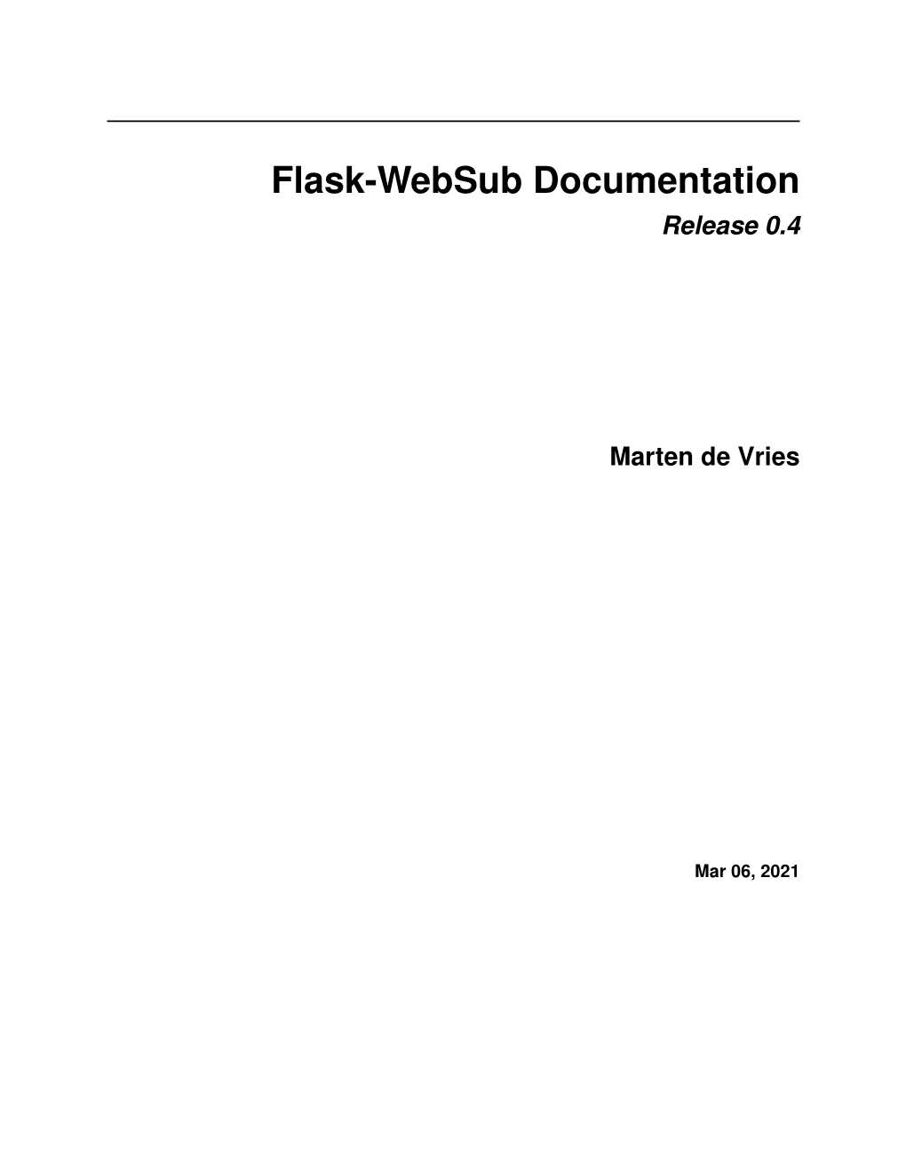 Flask-Websub Documentation Release 0.4