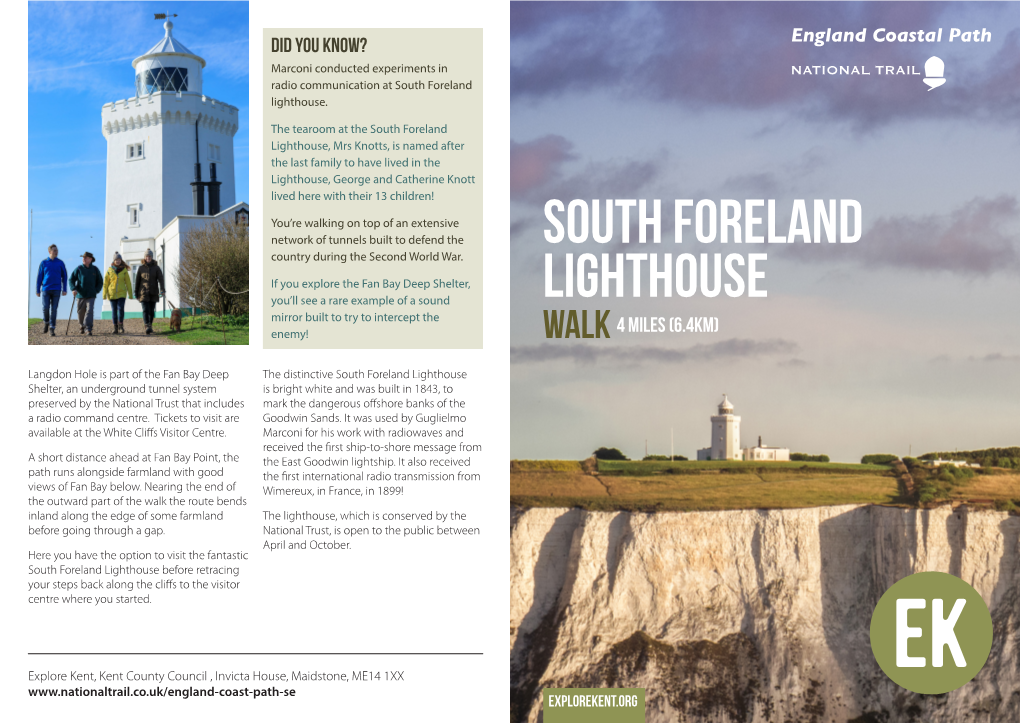 South Foreland Lighthouse Walk