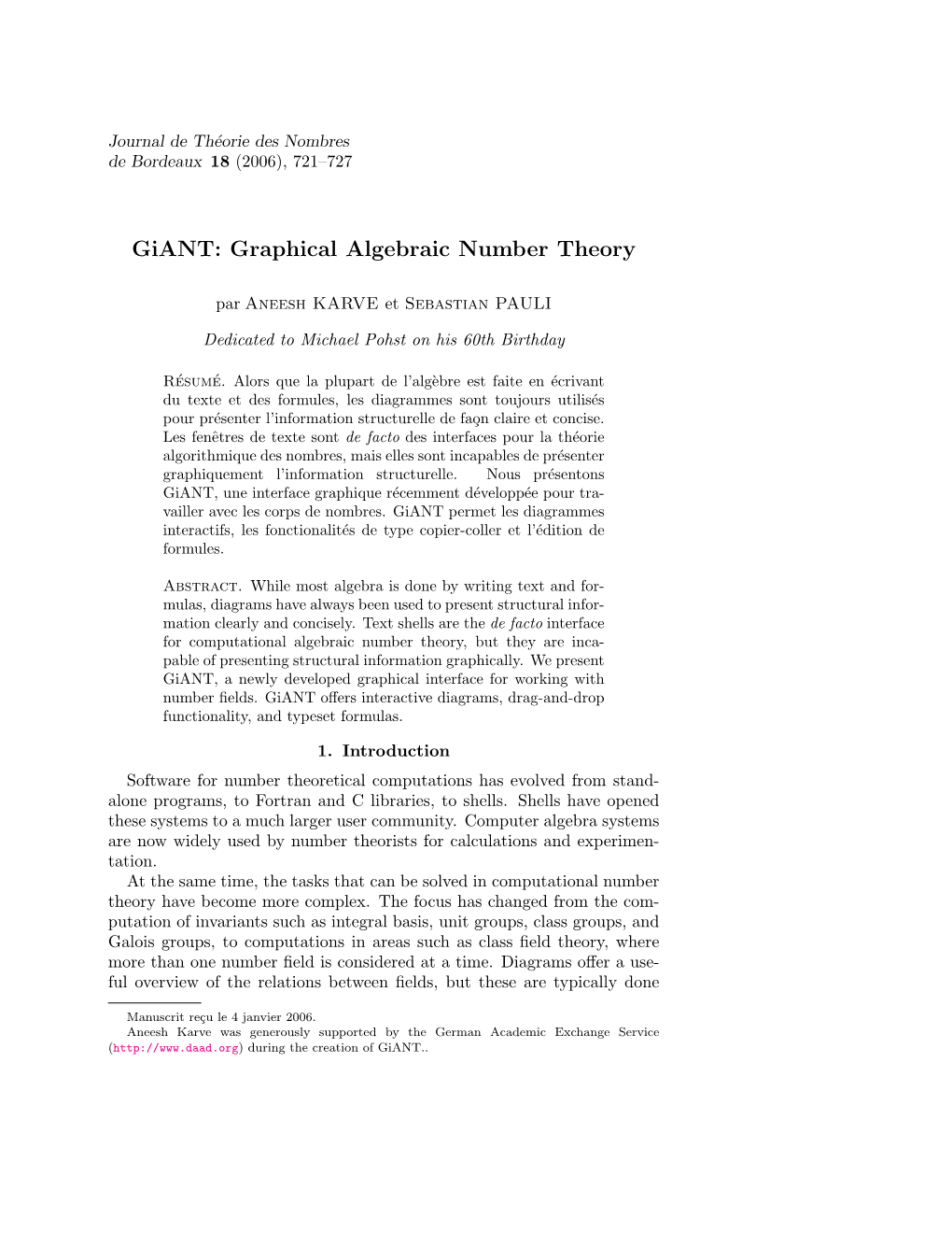 Graphical Algebraic Number Theory