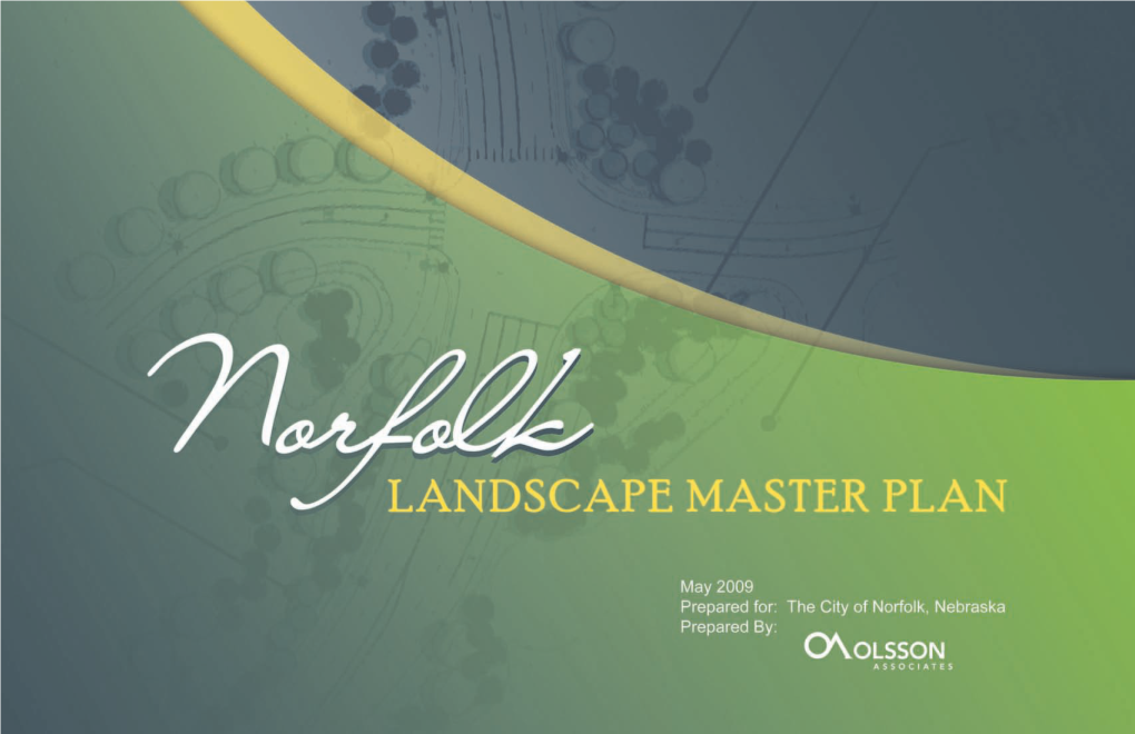 Norfolk Landscape Master Plan | I Norfolk TABLE of CONTENTS