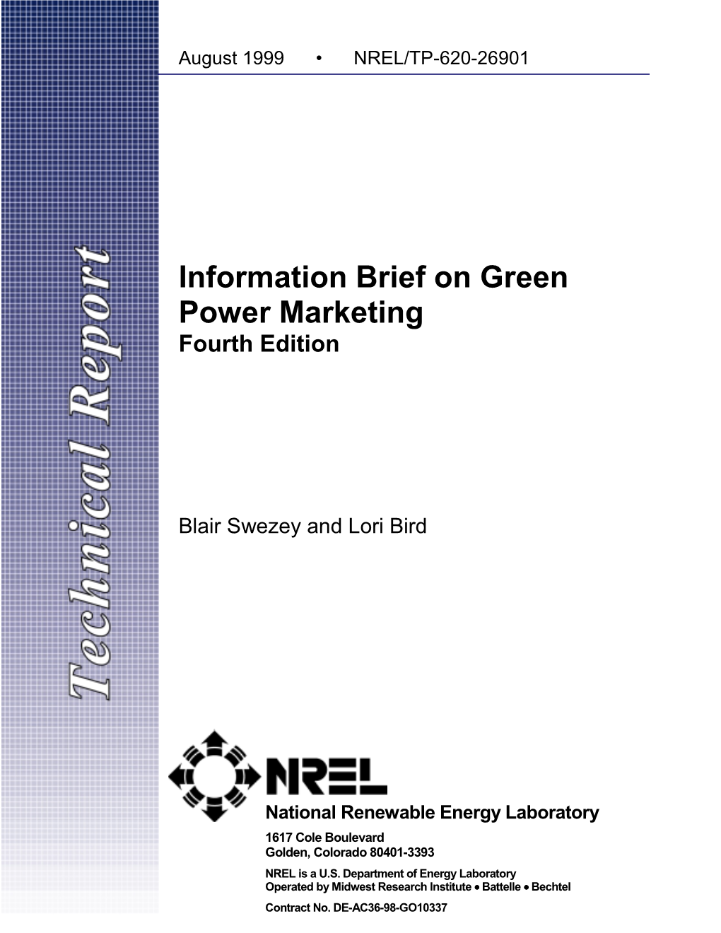 Green Power Marketing Fourth Edition