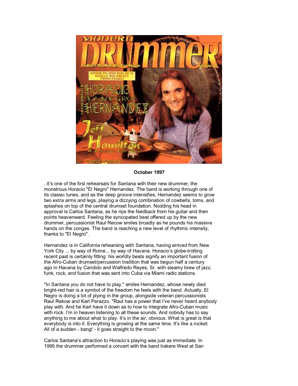 Modern Drummer Article (Pdf)