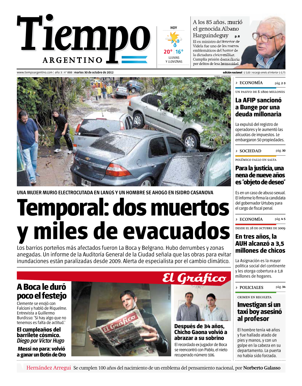 Temporal: Dos Muertos Y Miles De Evacuados