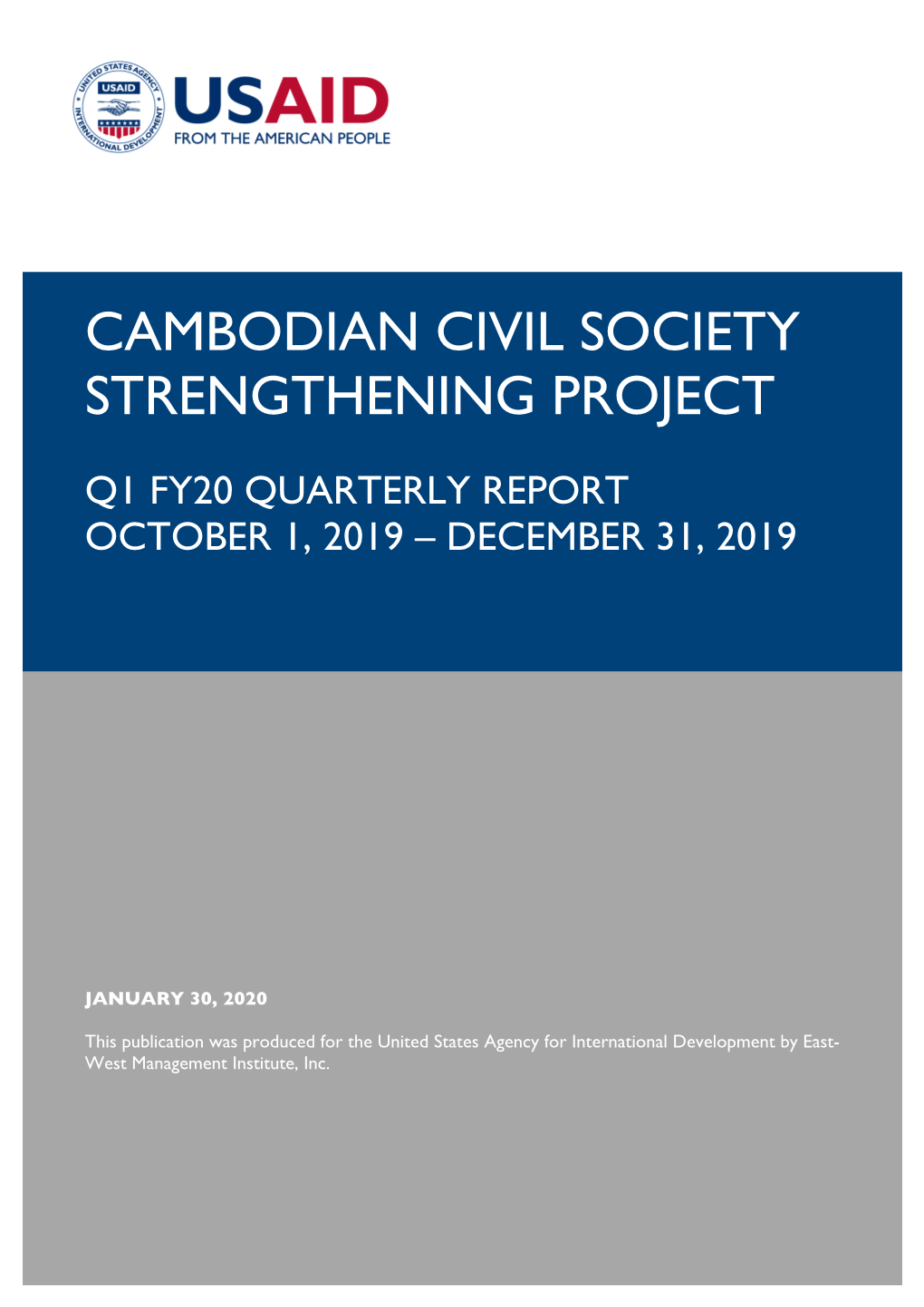 Cambodian Civil Society Strengthening Project