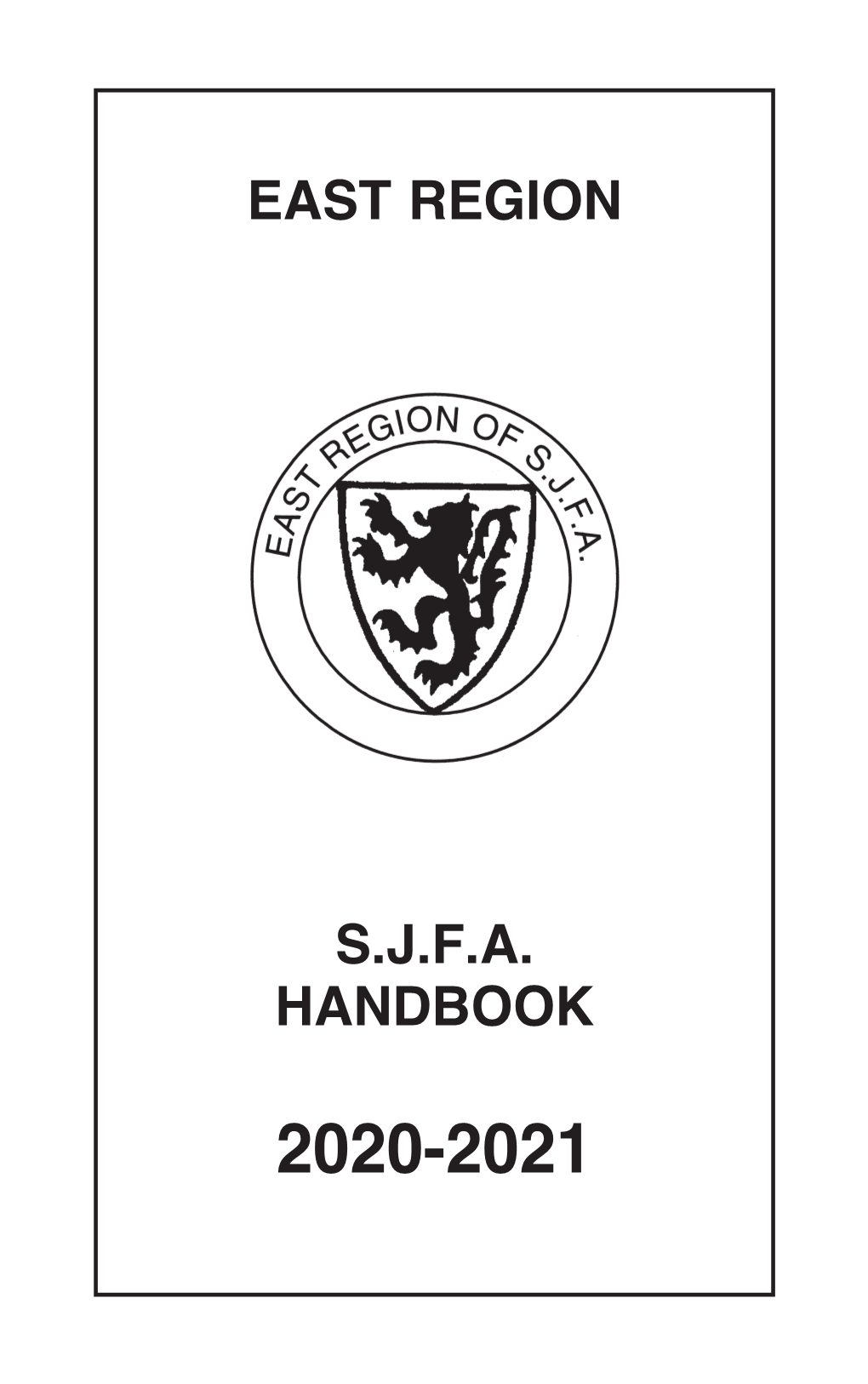 East Region S.J.F.A. Handbook