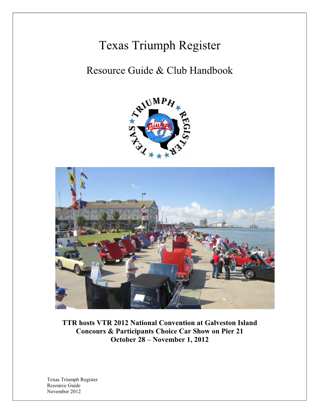 Resource Guide & Club Handbook