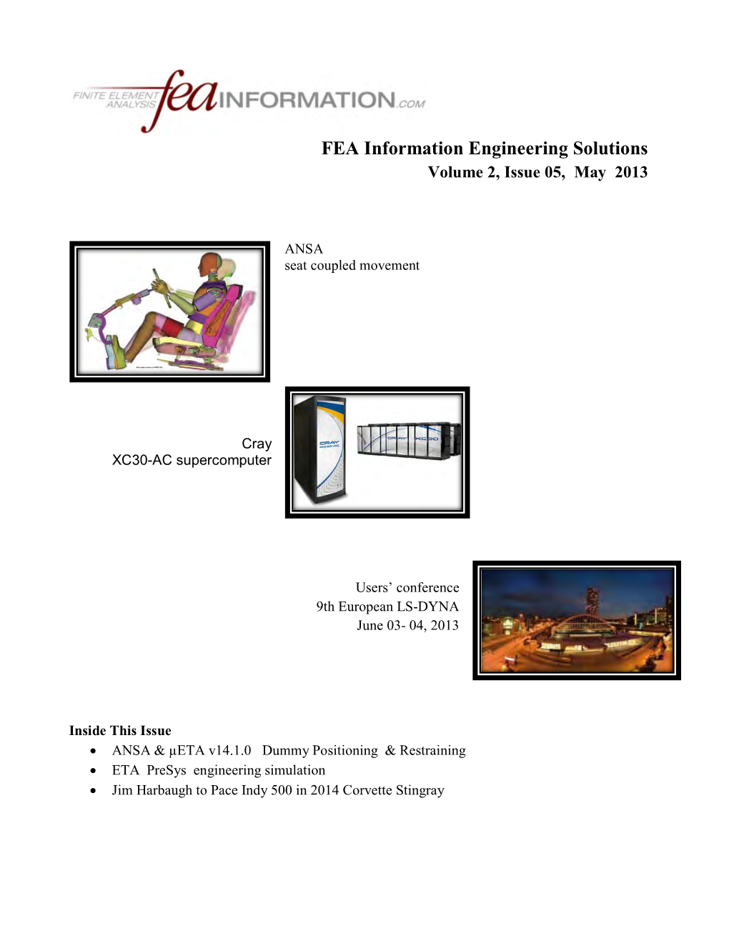 FEA Information Engineering Solutions Mayh 2013