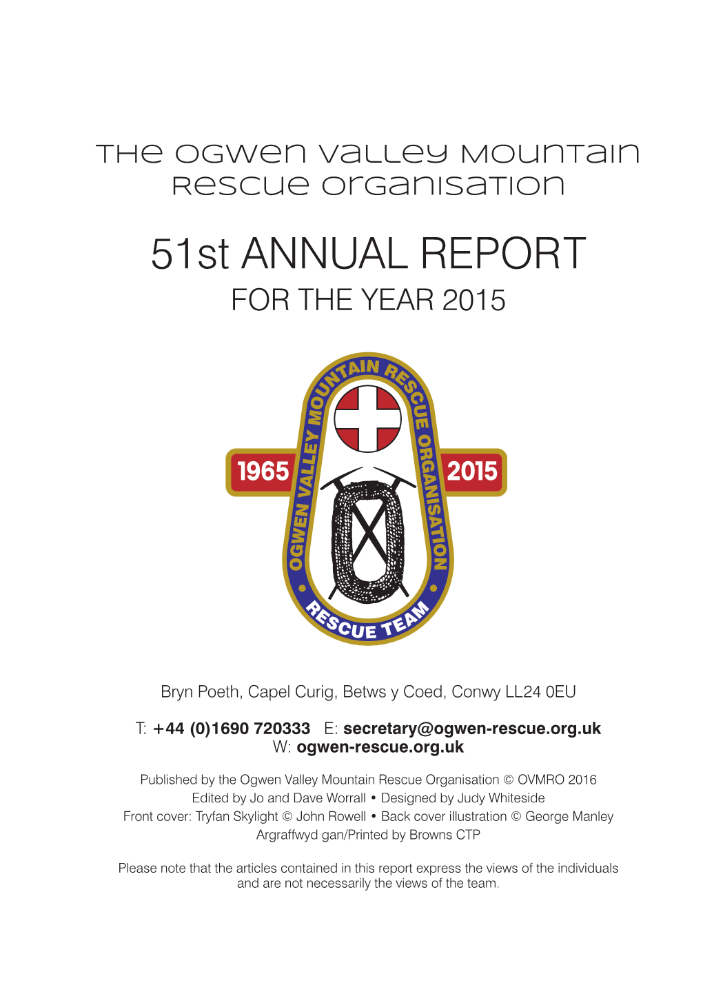 51St ANNUAL REPORT for the YEAR 2015