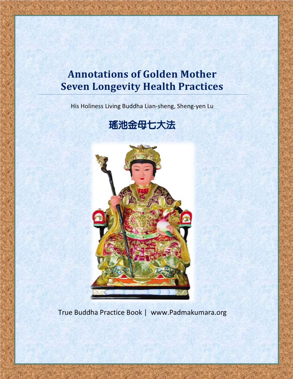 Golden Mother's Seven Longevity Health Practices