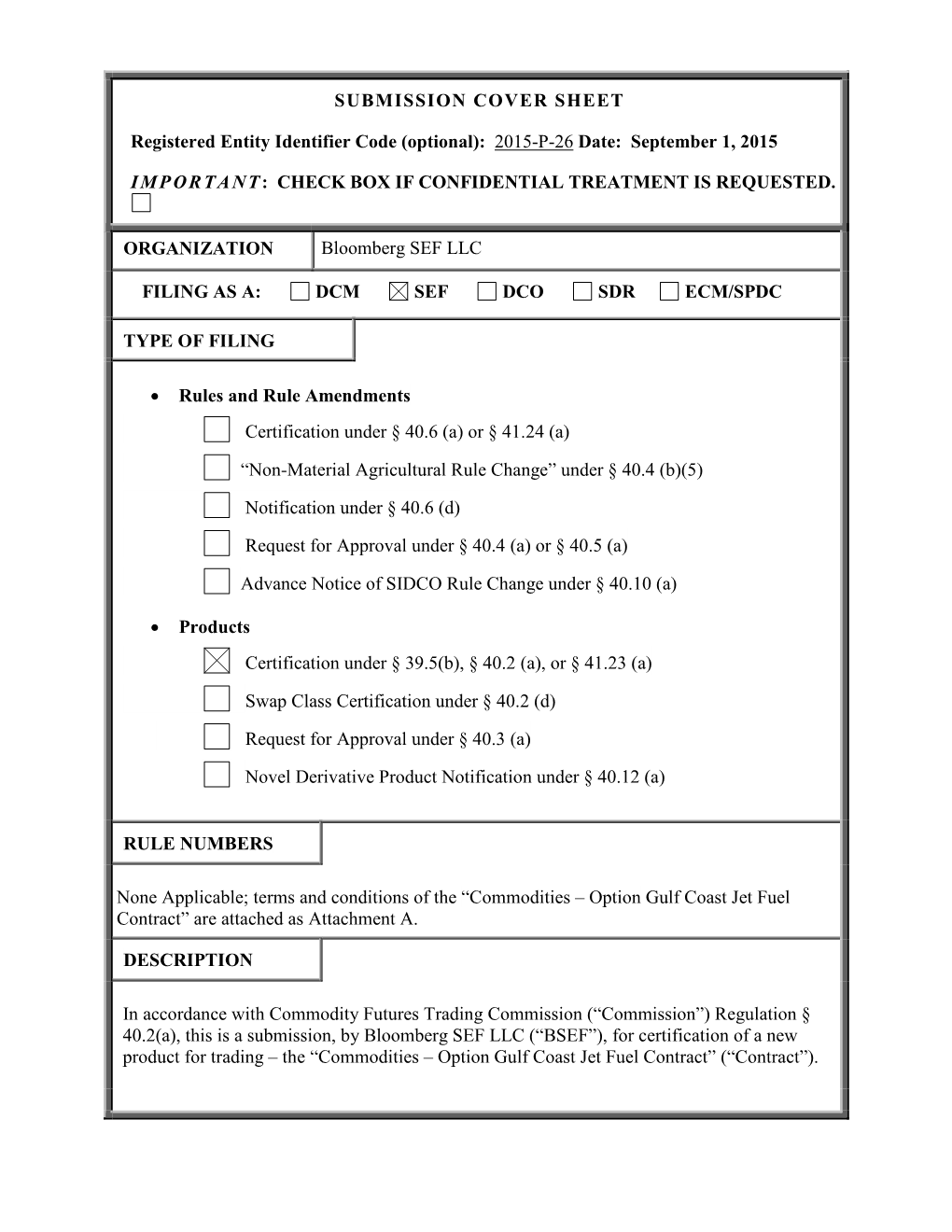 Optional): 2015-P-26 Date: September 1, 2015