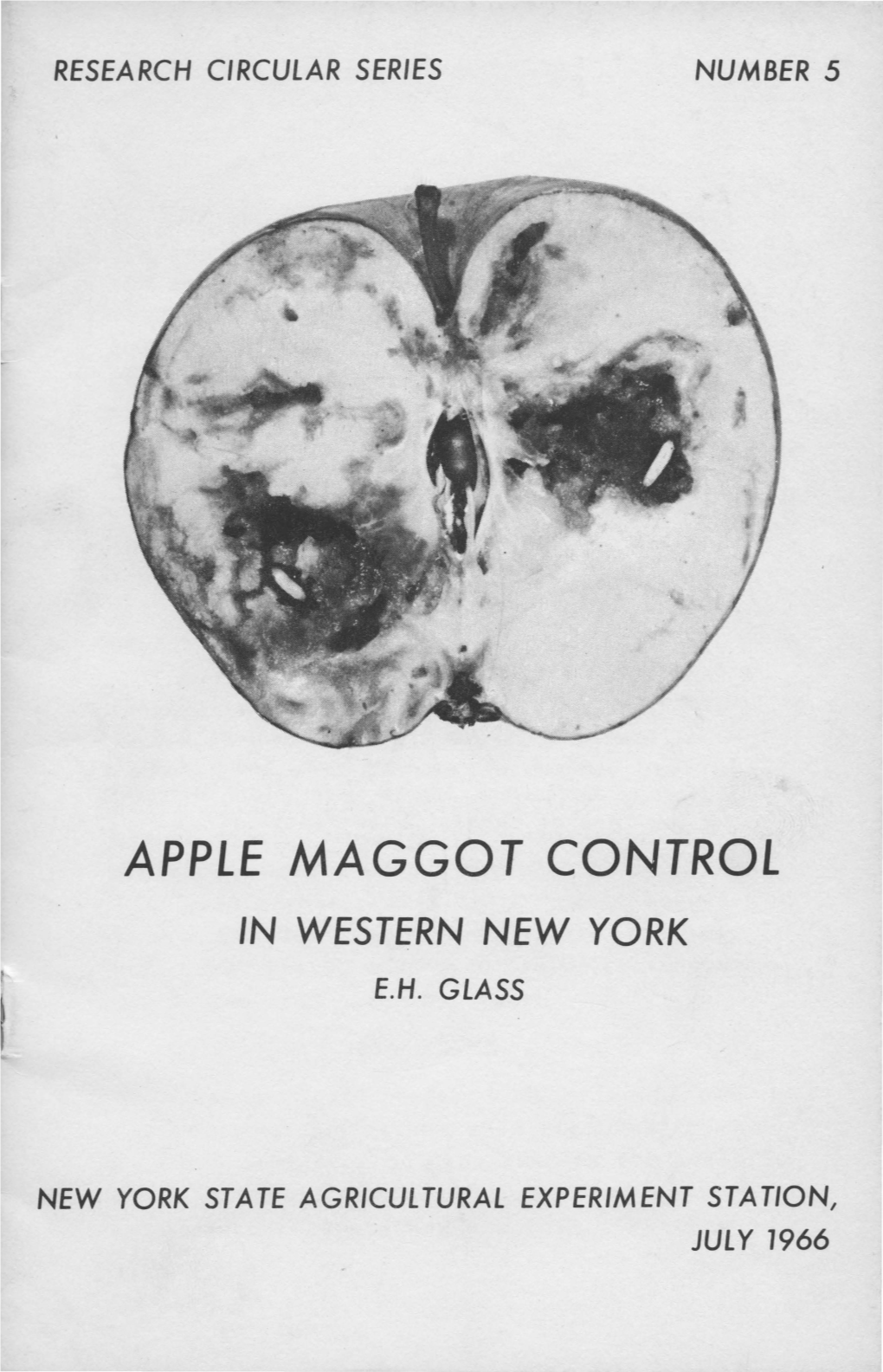 Apple Maggot Control in Western New York E.H