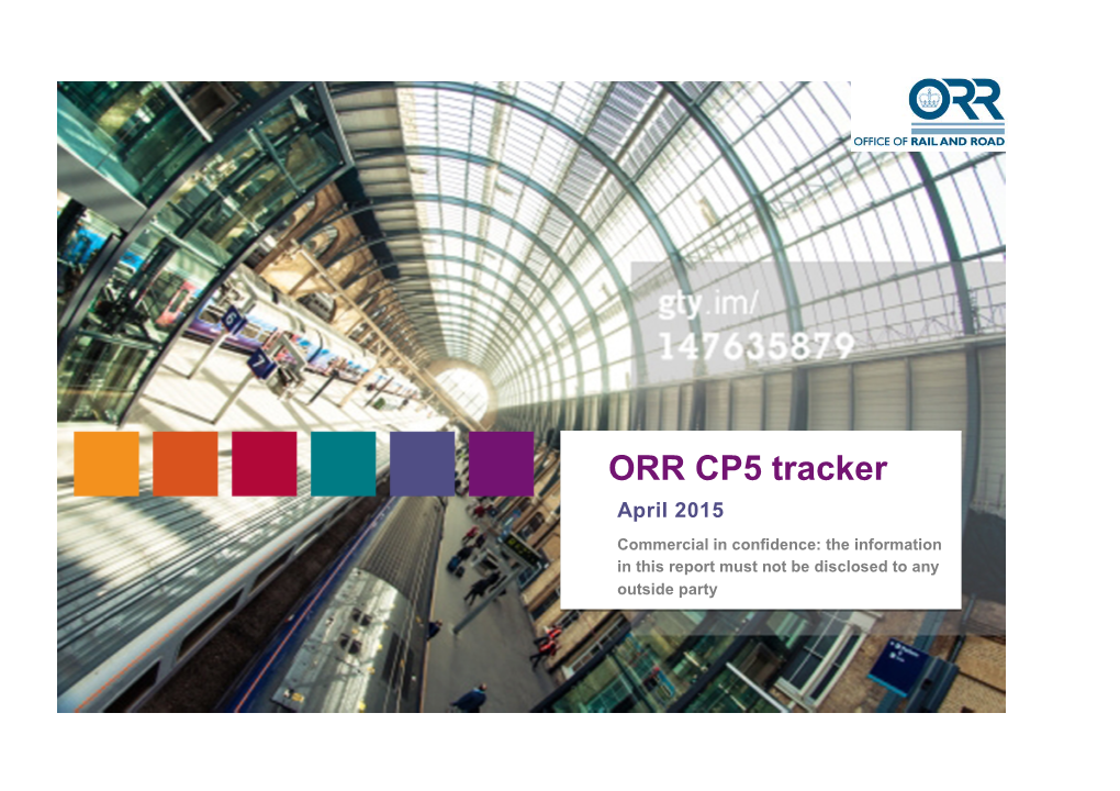 ORR CP5 Tracker