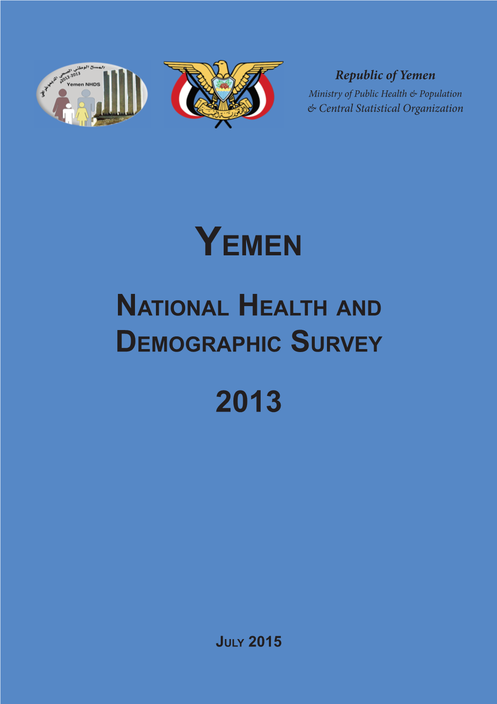 Yemen National Health and Demographic Survey 2013 -FR296]