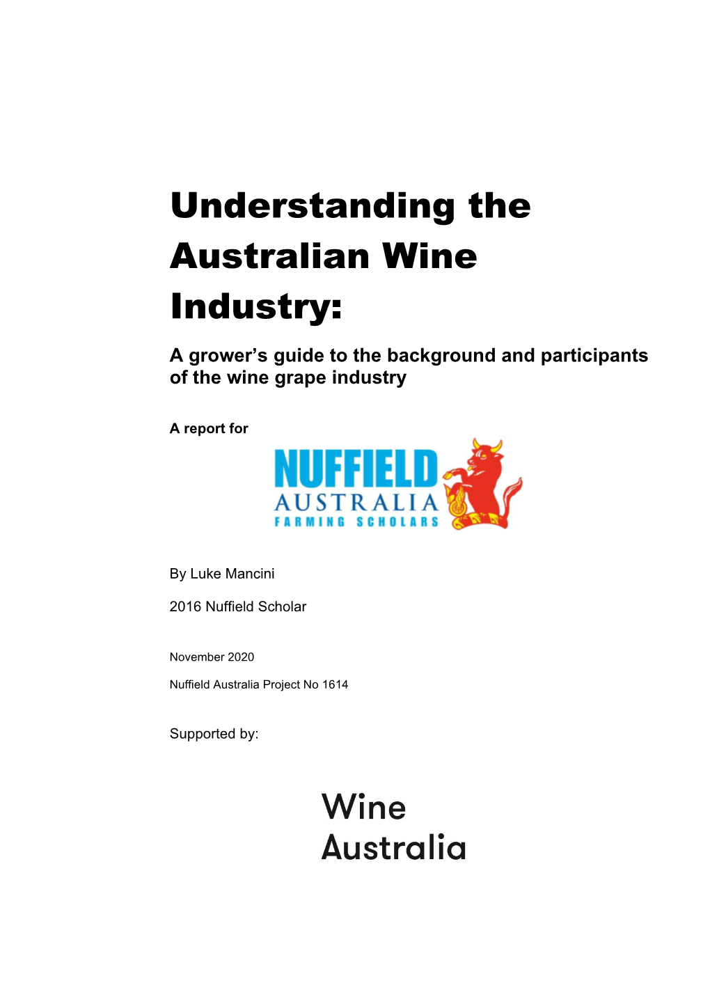 Understanding the Australian Wine Industry