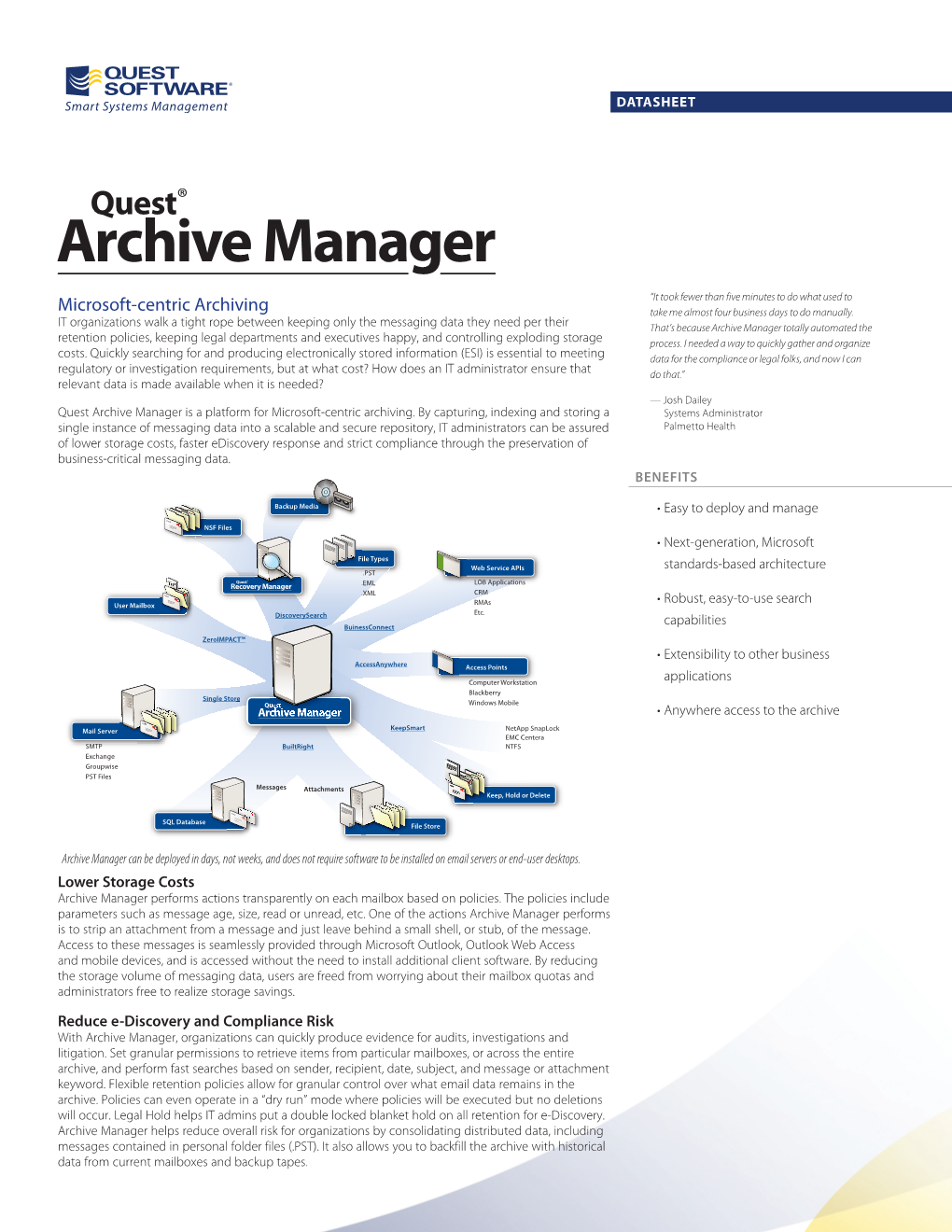 Microsoft-Centric Archiving Take Me Almost Four Business Days to Do Manually