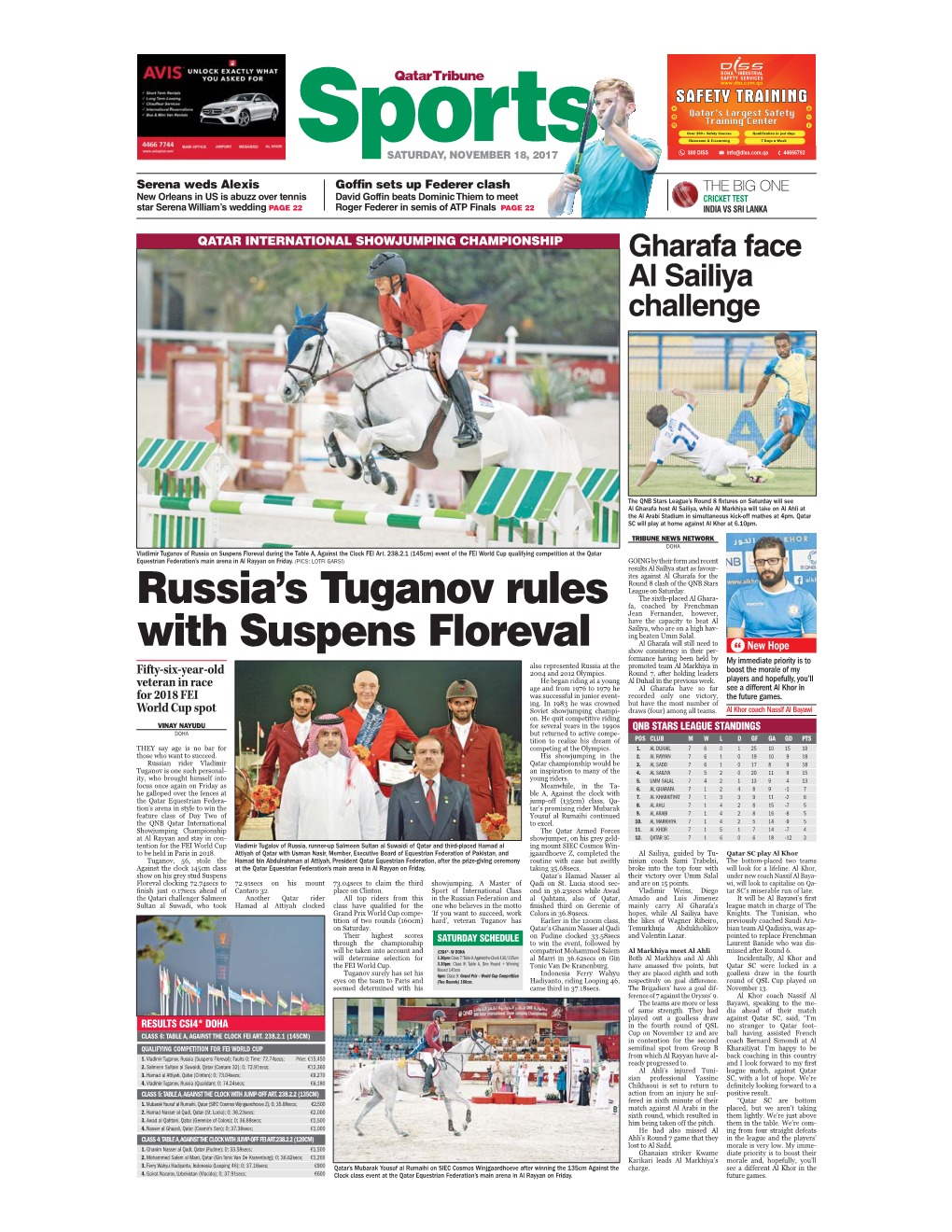 Russia's Tuganov Rules with Suspens Floreval