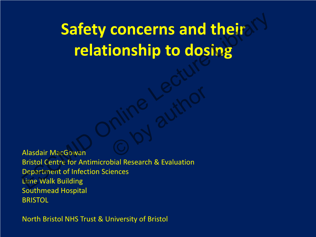 ESCMID Online Lecture Library © by Author