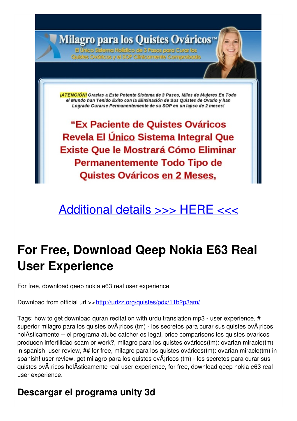 For Free, Download Qeep Nokia E63 Real User Experience