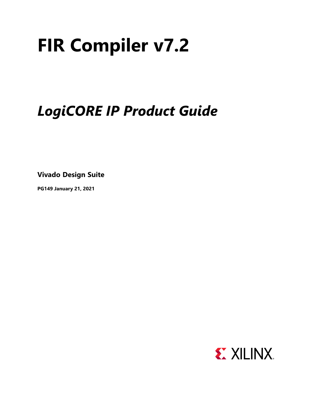 FIR Compiler V7.2 Logicore IP Product Guide