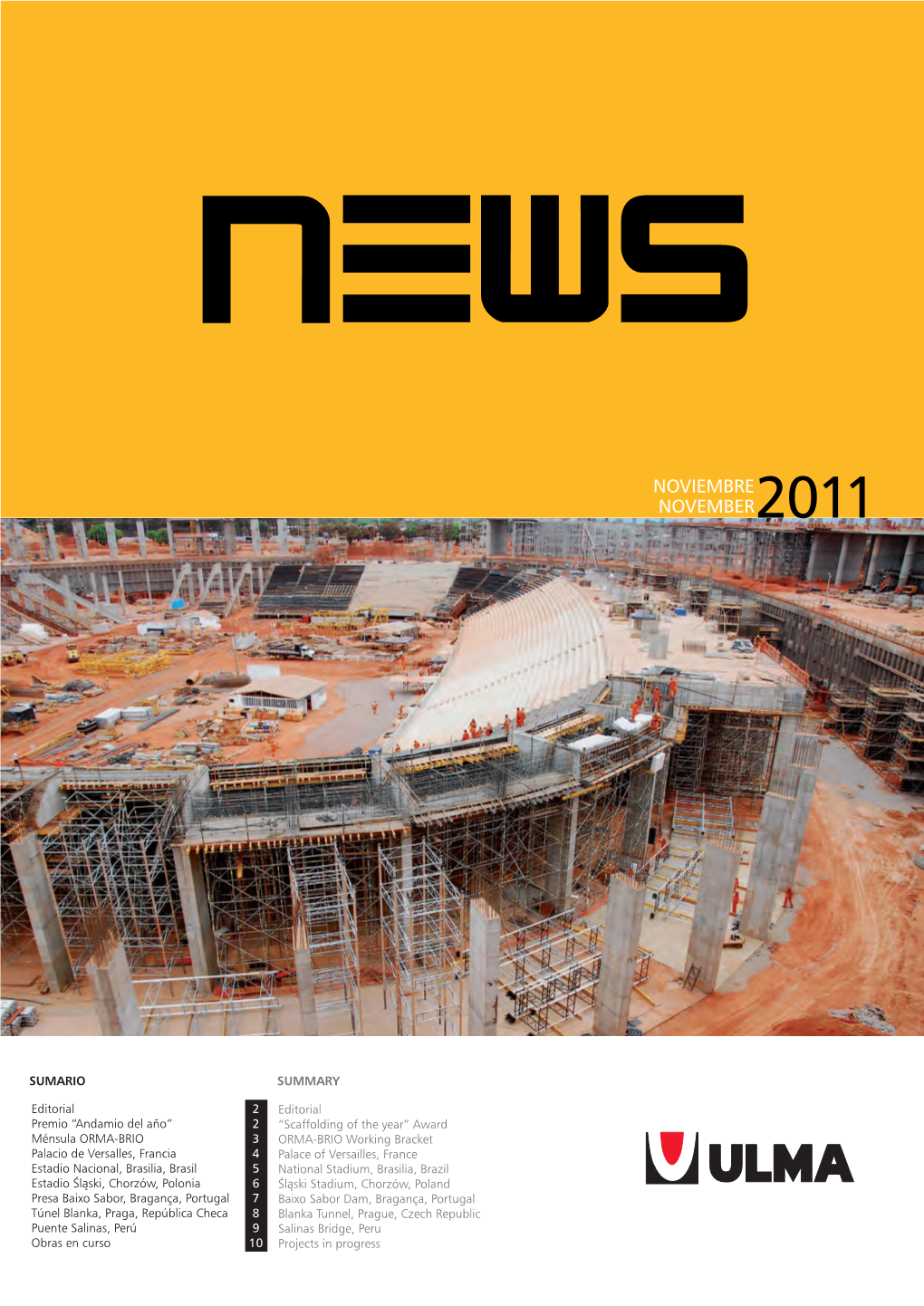 Magazine NEWS Noviembre-November 2011