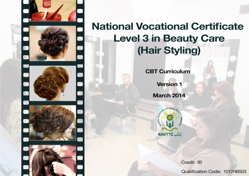 Curriculum for Hair Styling