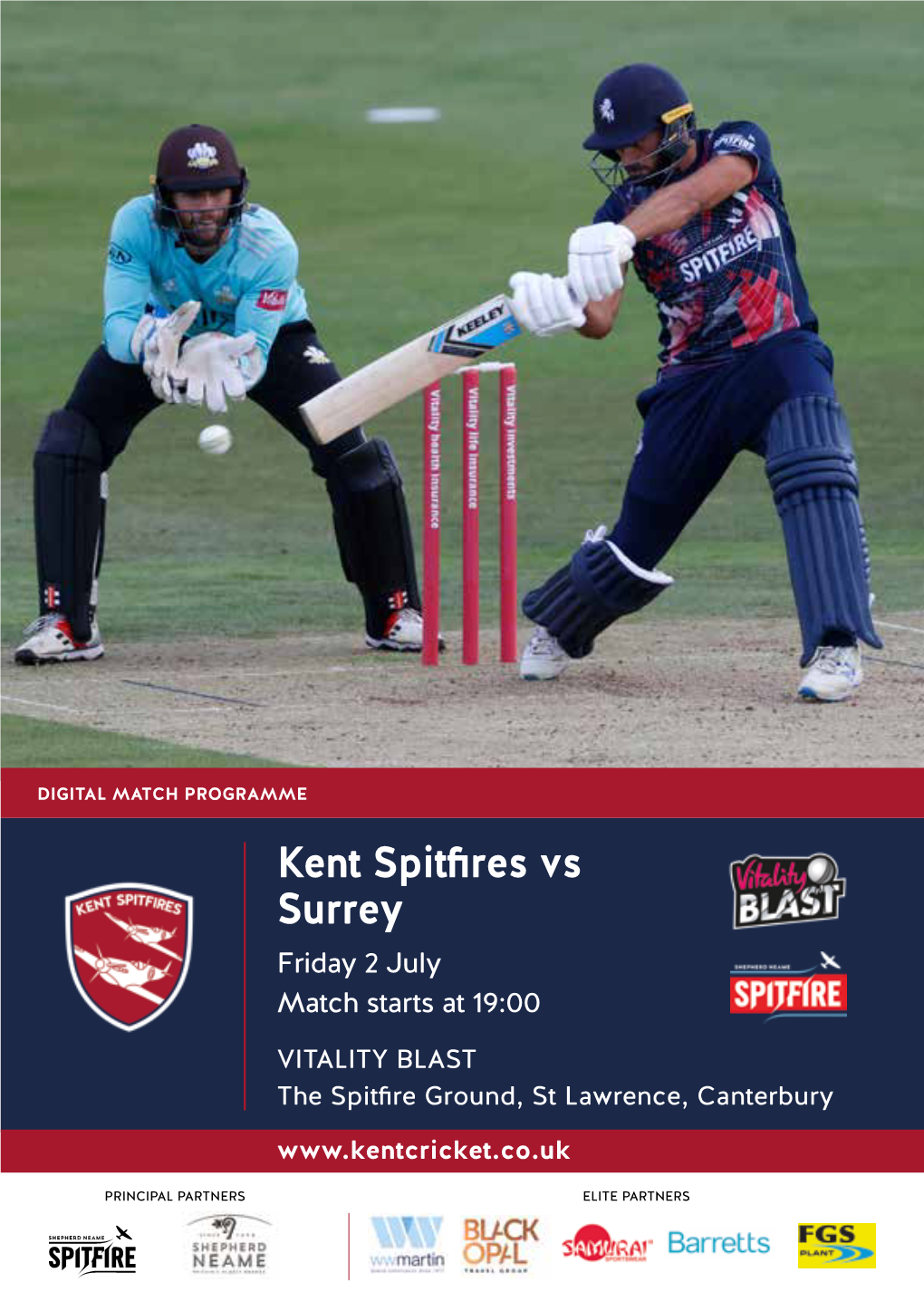 Kent Spitfires Vs. Surrey