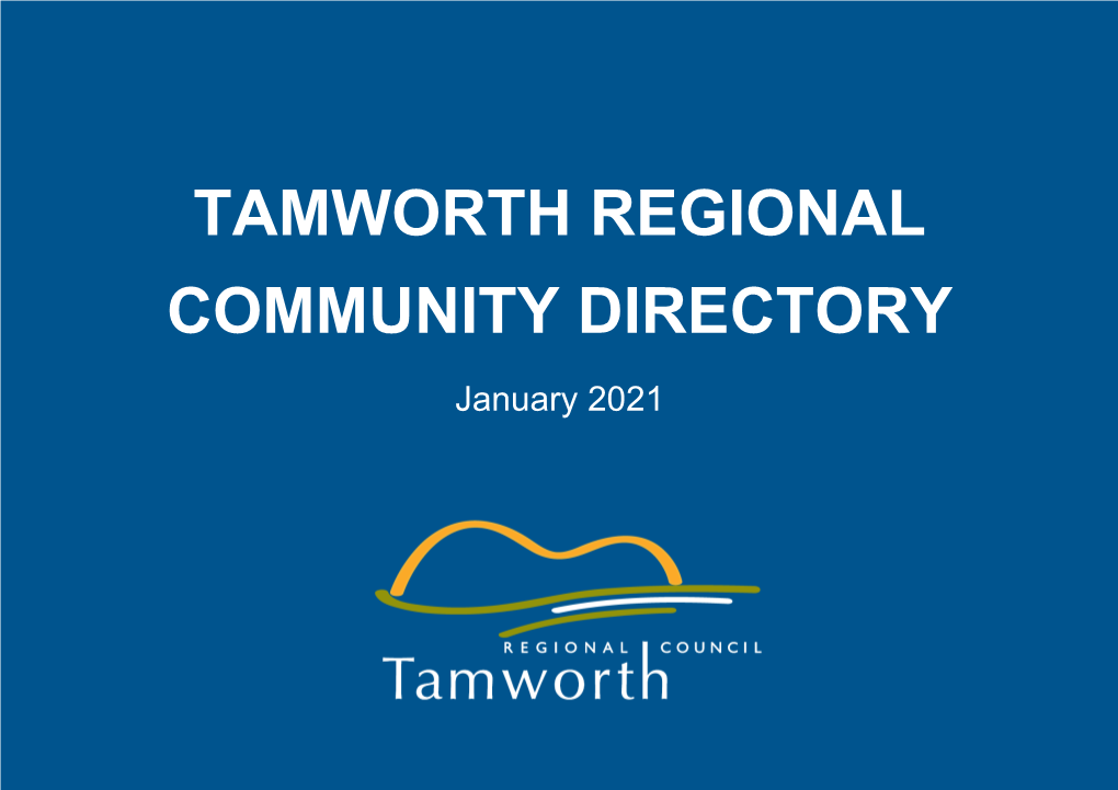 Tamworth Regional Community Directory