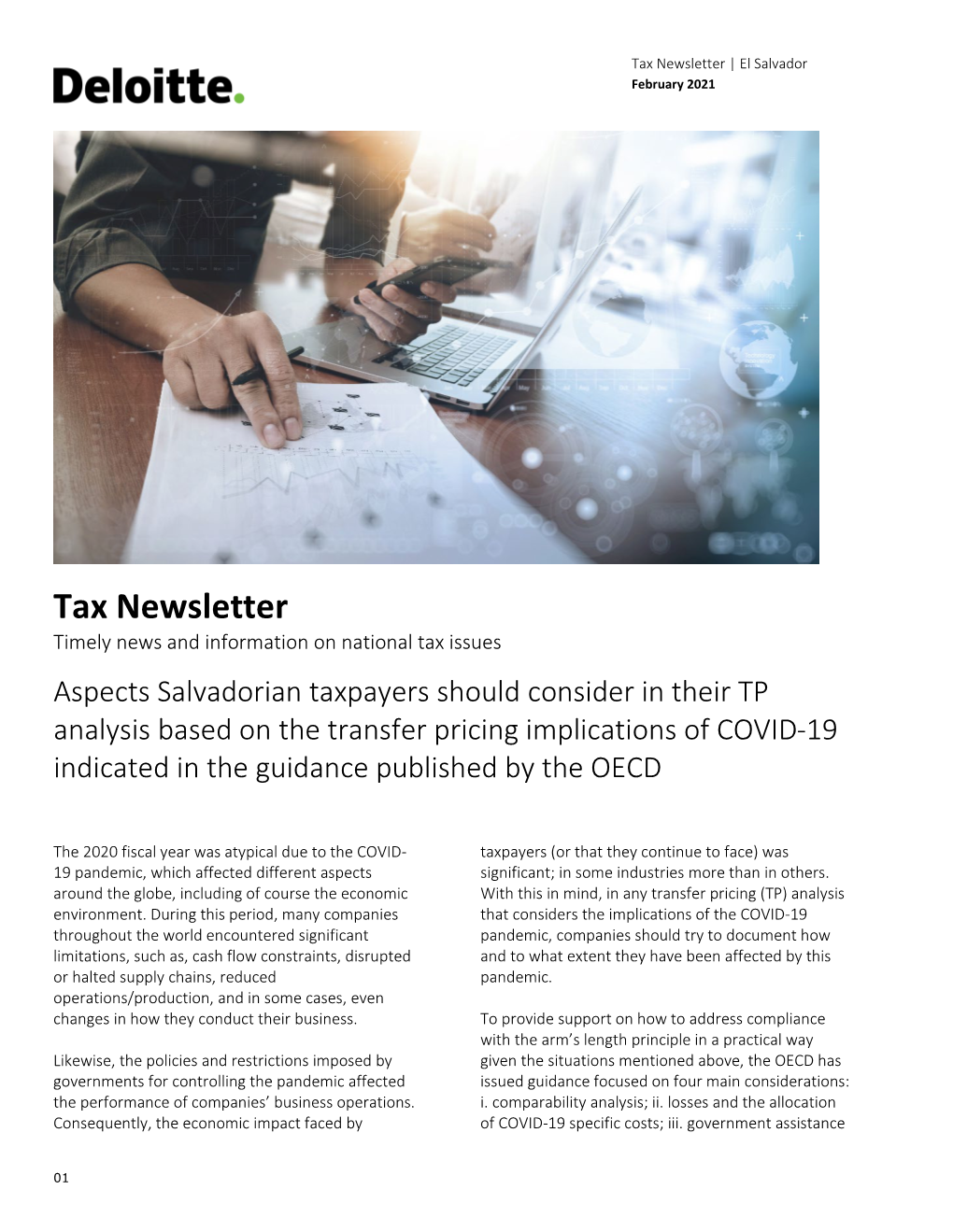Tax Newsletter Febrero 2021