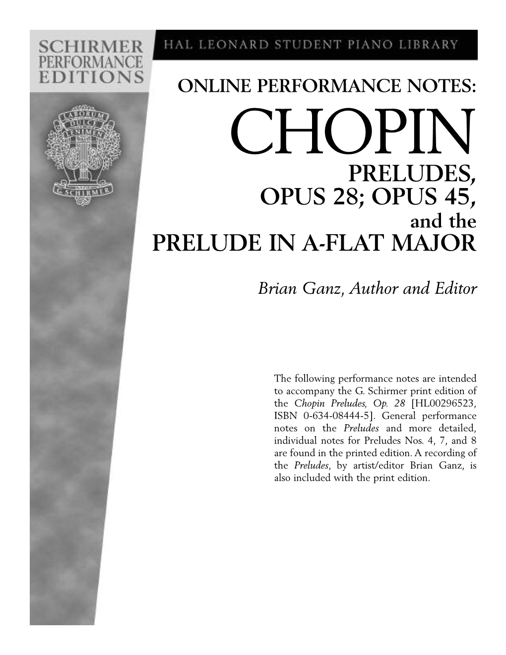 Opus 45, Prelude in A-Flat Major